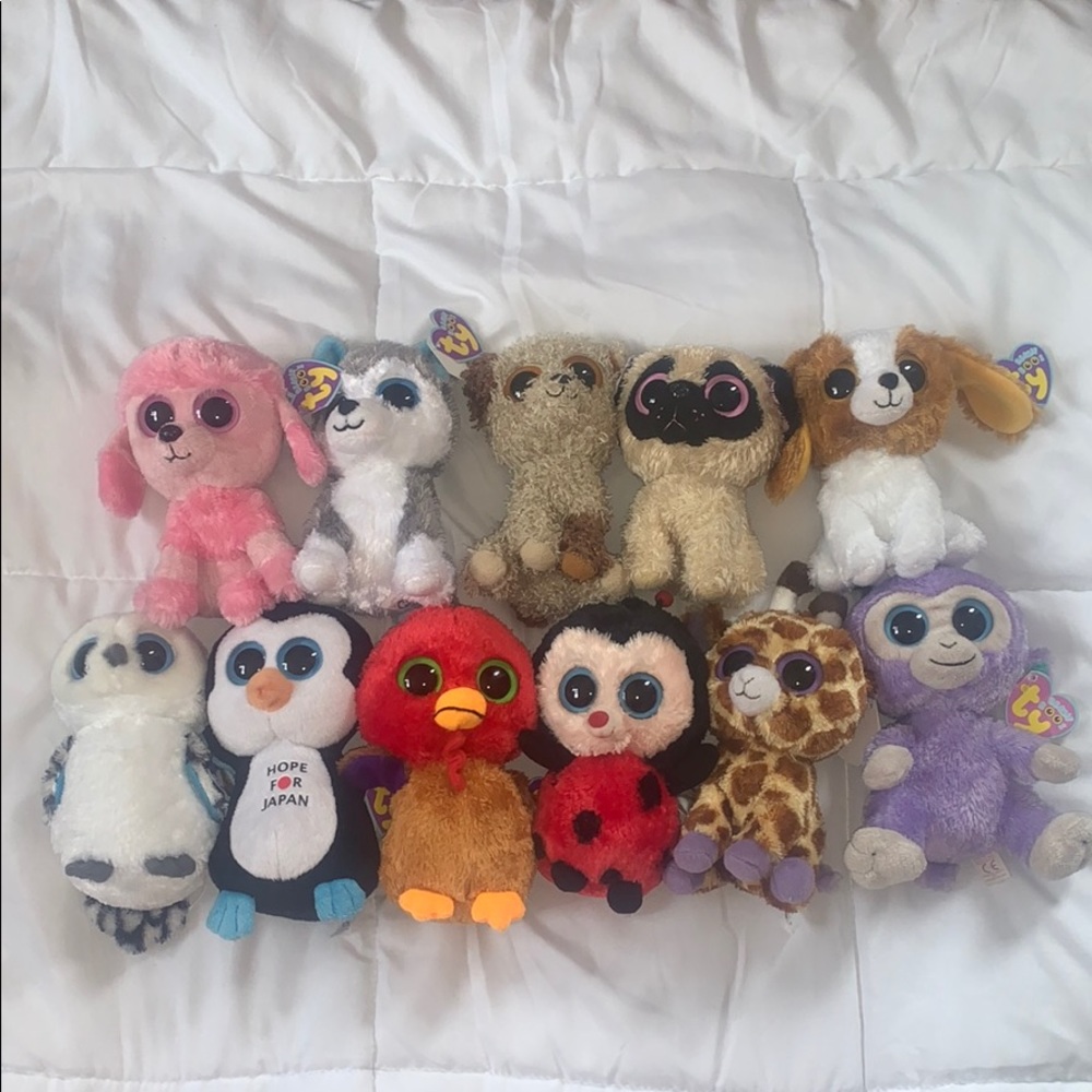 Set of 11 ULTRA RARE beanie boos!!!